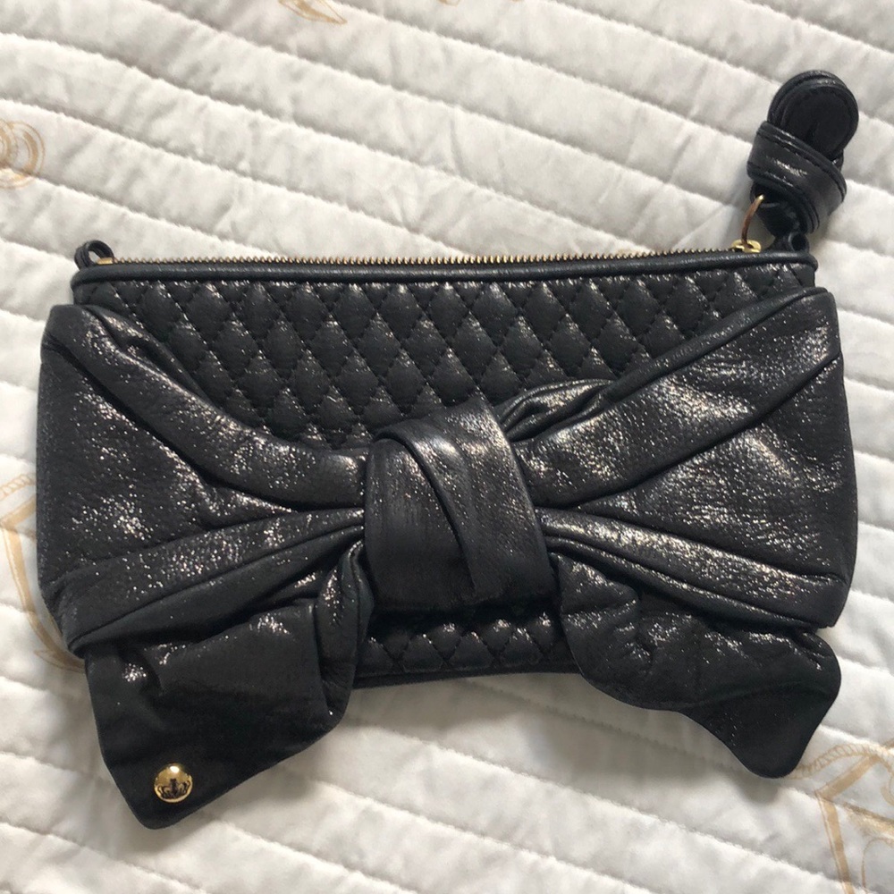 Juicy Couture Black Sparkly Clutch